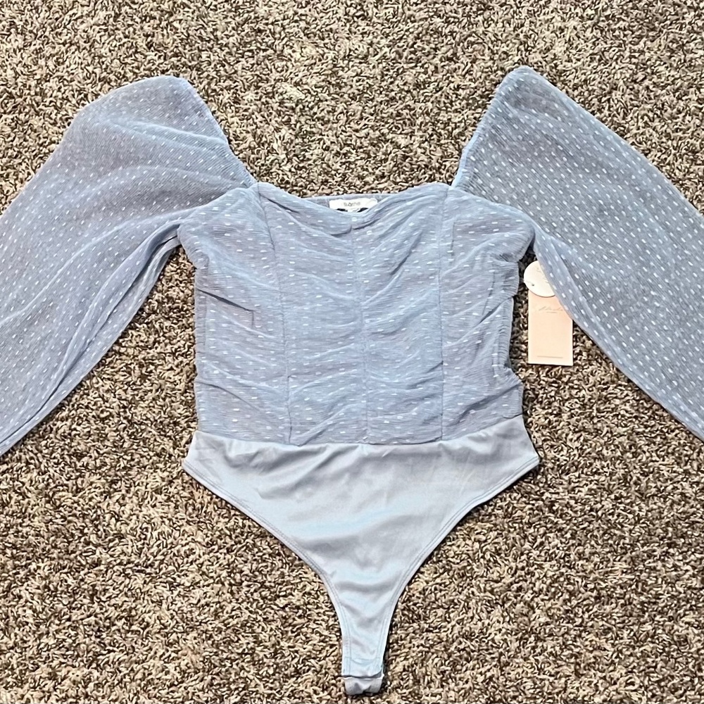 Blashe Junior Off-Shoulder lace body suit